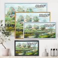 thumbnail image 4 of Designart Bridge On The River In Rustic Landscape FLOAT FRAME WALL ART, 4 of 4