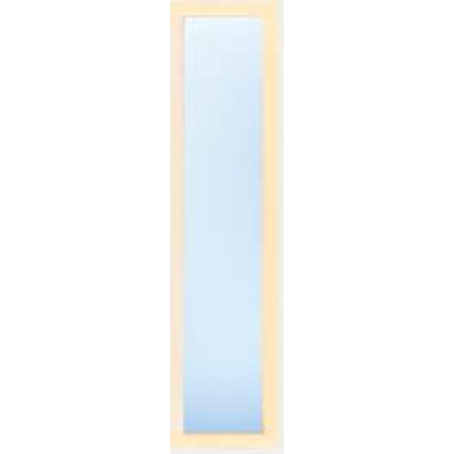 Ezee Set Glass and Basswood Frame Door Insert (6 x 30, 1 3/8" Thickness)