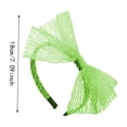 thumbnail image 2 of 80s Lace Headband Hair Clip Retro Party Accessory for Women Girls Hair Styling Fashion Hairpiece, 2 of 3