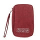 thumbnail image 1 of Naiovety Estuche Cremallera Poliéster Multicompartimentos Bolsas de almacenamiento Capacidad Organizador de cables de viaje Transporte de Almacenamiento y organización del hogar Vino rojo Naiovety HA075200-04, 1 of 6
