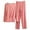 Hot Pink, variant on LYXSSBYX Pajamas for Women Women's Round Neck Pajamas Large Size Long Sleeved T-Shirt Set Loose Fitting Two-Piece Set for Home Wear