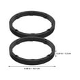 thumbnail image 2 of HLONK 4PCS Car Speaker Adapter Spacer Rings Plastic Speaker Gasket Automotive Audio System Modified Speaker Rings for Most Car Trucks and SUVs, 2 of 8