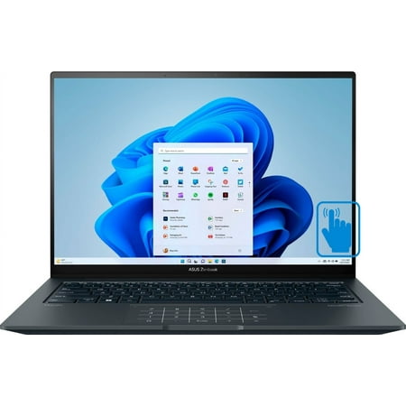 ASUS Zenbook 14X Home/Business Laptop (Intel i7-13700H 14-Core, 16GB LPDDR5 4800MHz RAM, 128GB PCIe SSD, Intel Iris Xe, 14.5'', 120 Hz Touch 2.8K (2880x1800), Win 11 Home) (Refurbished)
