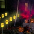 thumbnail image 4 of Solar Powered Skeleton Garden Stakes, 5-Pack Outdoor Halloween Lights, Waterproof LED Yard Decor, Holiday Party Pathway Markers - A, 4 of 6