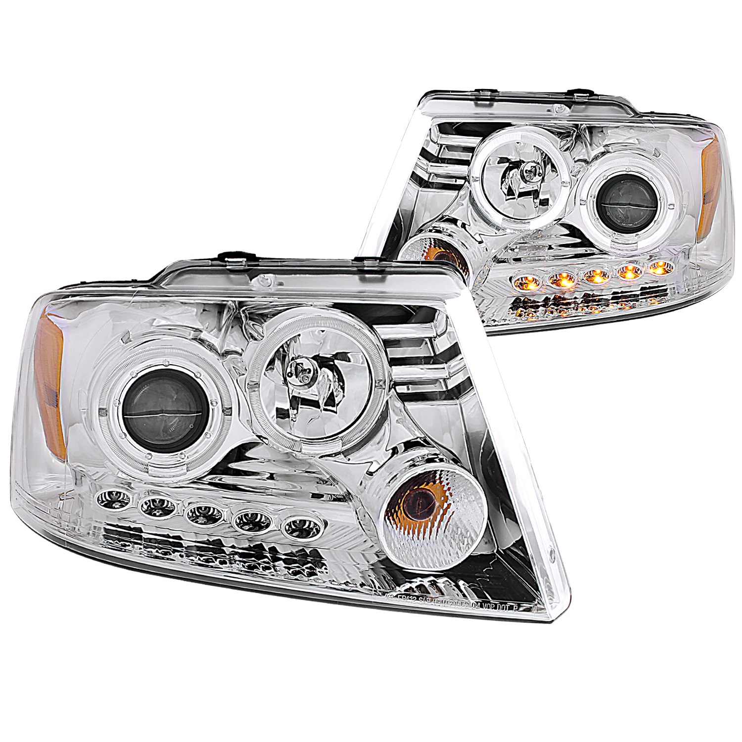 Anzo Projector Headlight Set with Halo 