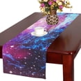 thumbnail image 2 of ABPHQTO Camino de mesa del espacio exterior de la galaxia decoración del hogar 40x180 cm universo nebulosa nube mantel camino para la decoración del banquete del banquete de boda, 2 of 3