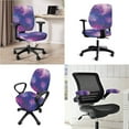 thumbnail image 2 of SCRAWLGOD Mermaid Scales Galaxy Stretchable Office Chair Slipcover with Arm Rest Slipcovers 4 PCS Comfy Rotating Chair Cover Anti-Dust Breathable Swivel Chair Protector, 2 of 7