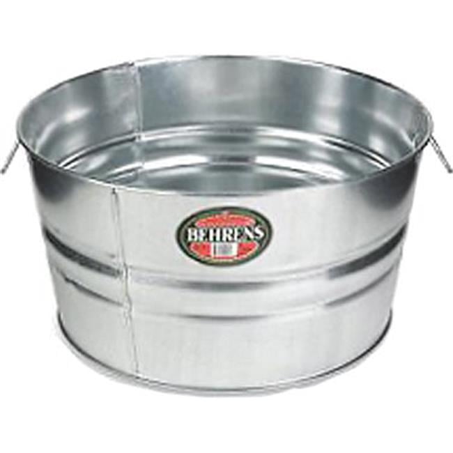 Behrens 1GS 10.5 gal Galvanized Round Wash Tub