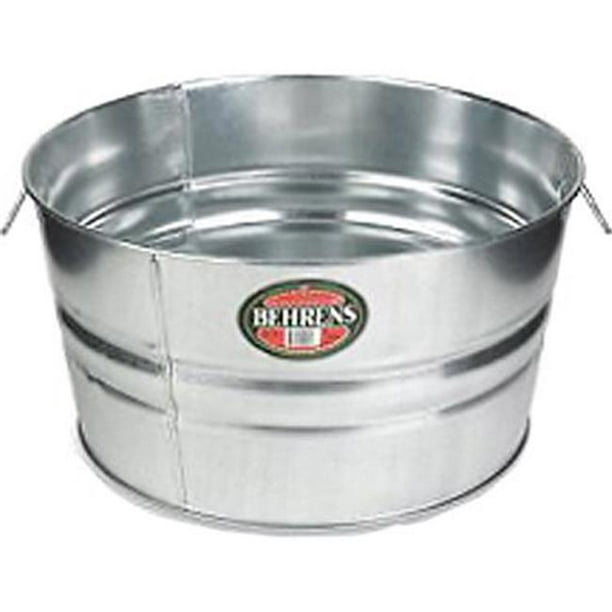 Behrens 1GS 10.5 gal Galvanized Round Wash Tub