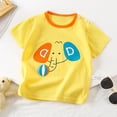 thumbnail image 2 of Zanarzt T-Shirt d'Été pour Tout-Petit Été Mignon Doux Imprimé Dessin Animé Graphique Tee T-Shirt Garçon Tout-Petit Col Rond Tee, Rouge Melon D\'eau, 4-5 Ans, 2 of 5