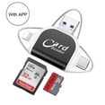 thumbnail image 1 of Multi-port 4 In1 Universal Sd Tf Card Reader,usb C Sd Tf Memory Card Reader, Usb C Hub Multiport Adapter, 1 of 5