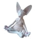 thumbnail image 2 of Kearding Estatuilla caprichosa de gato de Buda, meditación, Yoga, decoración de gato feliz, esculturas artísticas, estatuas de jardín al aire Type9 NO9 Kearding HA007213-05B, 2 of 6