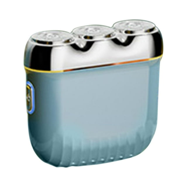 Pompotops Rasoir Électrique Lavable Rechargeable USB, Mini Rasoir de Voyage Portable pour Hommes, Cadeau d'Anniversaire et de Vacances, Offres de Liquidation