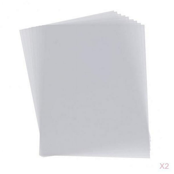 20 Hojas de Papel Termoencogible para Dibujo de Bricolaje, Manualidades, Fabricación de Joyas
