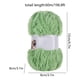 thumbnail image 3 of Estambre de hilo de visón falso gris | Tejido de algodón suave y hilo de ganchillo 67 yardas | Textura gruesa parecida a la lana para sombreros mantas Manualidades | Duradero, fácil de trabajar, 100g, 3 of 6
