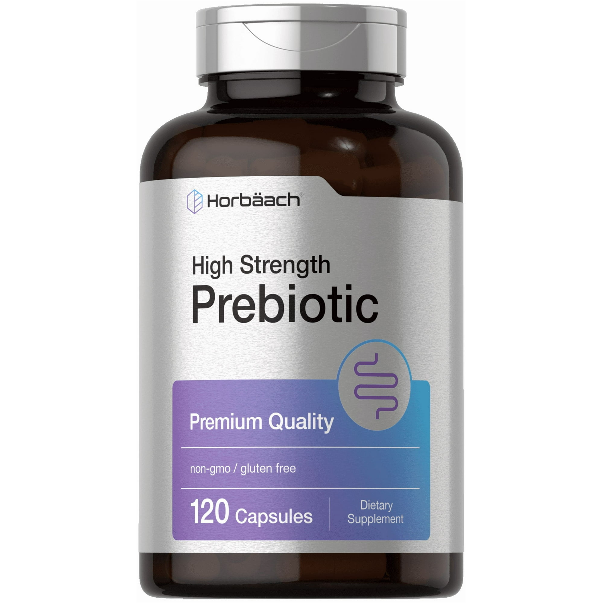 Prebiotic for Men and Women | 120 Capsules | High Strength Supplement | by Horbaach