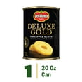 thumbnail image 2 of 2X - Del Monte Deluxe Gold Pineapple Slices In 100% Juice, Canned Fruit, 20 Oz Can, 2 of 3