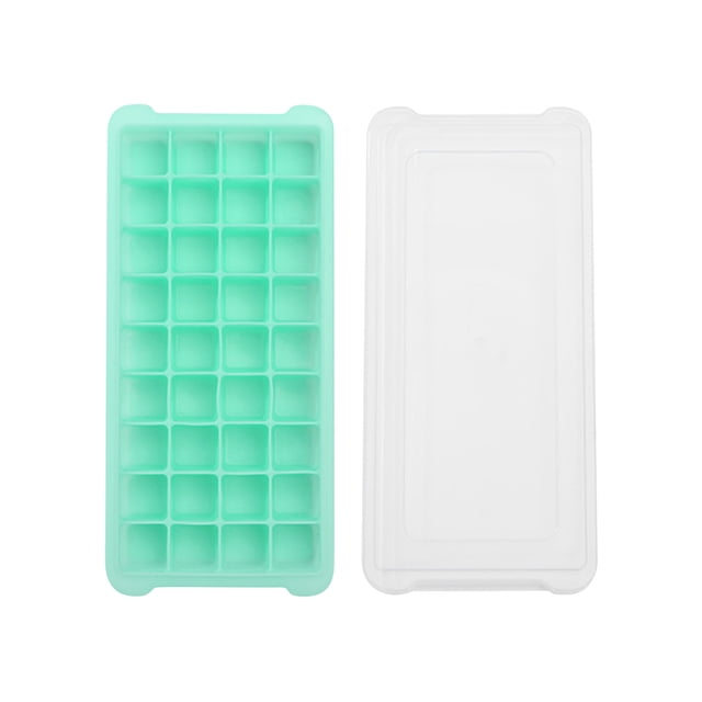 Ice Cube Tray with Lid,Ice Trays for Freezer with Lid 24/36 Ice Trays with Lids Stackable Ice Trays for Easy Release Ice Trays for Freezer,Ice Trays with Lid,Ice Tray with Lid