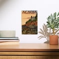 thumbnail image 2 of Acadia National Park, Maine, Bass Harbor Lighthouse Birch Wood Wall Sign (6x9 Rustic Home Decor, Ready to Hang Art), 2 of 5
