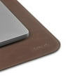 thumbnail image 3 of Londo PU Leather Mouse Pad - Desk Mat for Keyboard and Mouse, Large Leather Office Desk Pad, 13.18"x17.32" (Brown) C86, 3 of 3