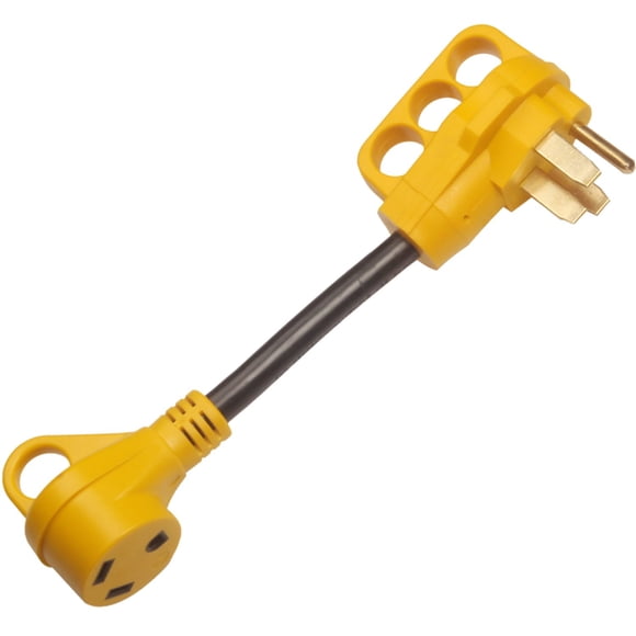 Adaptador de corriente para autocaravana, cable de 50 A macho a 30 A hembra, 30 cm