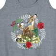 thumbnail image 3 of Disney Bambi - Christmas - Family In The Forest - Women's Racerback Tank Top, 3 of 5