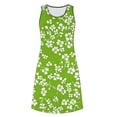 thumbnail image 2 of Jamicy Short Nightgowns for Women 2026 Loose V Neck Sleeveless Sleepshirts Floral Tank Round Neck Nightdress Soft Sleepwear Nightwear, 2 of 7