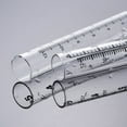 thumbnail image 3 of OUNONA 2Pcs 12cm Glass Flat-bottomed Rain Gauge Meter Test Tube with Scale, 3 of 8