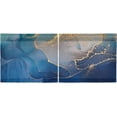 thumbnail image 3 of Marble Texture Kitchen Curtains 2 Panels UV Protected Tier Curtains, Half Window Curtains Kitchen Tiers for Guest Room Bathroom Sink Laundry Room Basement,24"x27", 3 of 7