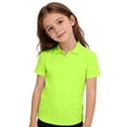 thumbnail image 3 of KAUOD Boys Girls Polo Shirts Short Sleeve Lapel Collar School 𝗨niform Tops Summer Preppy Casual Solid Pullover Shirt, 3 of 9