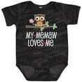 thumbnail image 3 of Inktastic My Memaw Loves Me Grandkids Owl Girls Baby Bodysuit, 3 of 5