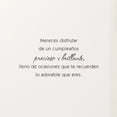 thumbnail image 3 of Hallmark VIDA Spanish-Language Birthday Card (Hoping Today Brings Good Times With Good Friends), 3 of 7