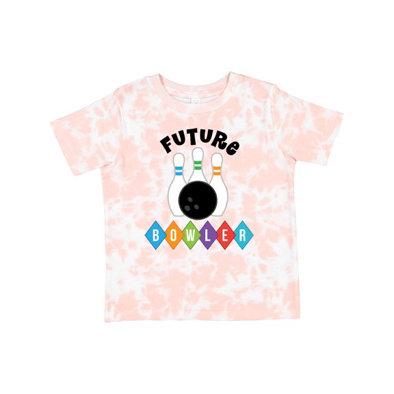 Inktastic Future Bowler Bowling Pins Boys or Girls Toddler T-Shirt