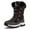 Brown, variant on GUBARUN Women's Waterproof Winter Snow Boots Lightweight Warm Faux Fur Lined Mid-Calf Booties