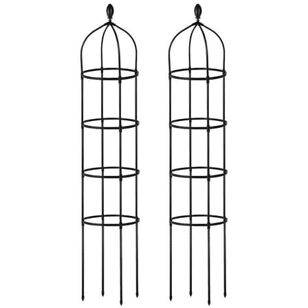 2 Packs Garden Obelisk Trellis