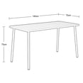 thumbnail image 3 of Mesa de Exterior Árixa Gris – Mesa para Jardín o Terraza, Diseño Moderno, Resistente a la Intemperie y Elegante, 3 of 3