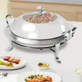 thumbnail image 3 of Fichiouy Stainless Steel Chafing Dish and Buffet Warmers with Fuel Holder, 3 of 9
