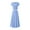 Light Blue, variant on PRETTYGARDEN Women's 2 Piece Summer Outfits Dressy Casual Knit Short Sleeve Crop Top High Waist Midi Skirt Set
