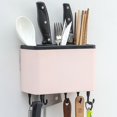 thumbnail image 2 of Égouttoirs à Vaisselle 2 Pcs Montage Mural Multifonction Rangement de Cuisine Étagères Organisateur Porte-Baguettes Quatre Positions (HTOOQ)), 2 of 2