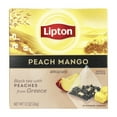 thumbnail image 4 of Lipton Peach Mango Black Tea, 20 Pyramid Tea Bags, 1.2 oz (34 g), 4 of 6