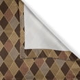 thumbnail image 6 of Ambesonne Brown Grommet Curtain, Classic Lozenge Pattern, 50" x 54", Pale Brown Cinnamon, 6 of 6
