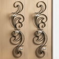 thumbnail image 3 of Zingz & Thingz Wisp Glass Candle Wall Sconce in Black (Set of 2), 3 of 3