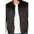 thumbnail image 3 of Moonshine Spirit Men's Spirit&Reg; Faux Suede Bomber Jacket Charcoal, 3 of 4