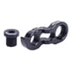 thumbnail image 2 of Extensor de patilla de cambio trasero de bicicleta, gancho de cola para cuadro de bicicleta, 32-52 dientes Negro, 2 of 9