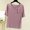 Purple, variant on Gufahion Pajamas for Women Short Sleeve Ruffle Summer Tops Round Neck T-Shirts Loose Fashion Outfits Loungewear Nightwear