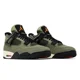 thumbnail image 1 of Size 9 - Undefeated x A i r-Jor-dan 4 Retro 2025 Green, 1 of 6