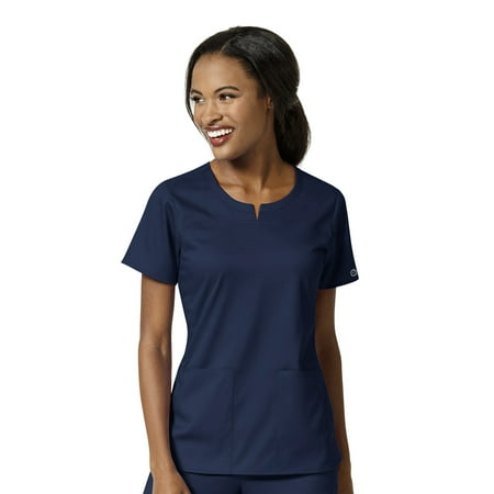 

WonderWink WonderWink PRO 6419-Women s 4 Pocket Notch Neck Scrub Top