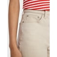 thumbnail image 2 of Time and Tru Women's High Rise Denim Bermuda Shorts, 9" Inseam, Sizes 0-20, 2 of 6