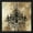 Black Deep, variant on Great Art Now Chandelier Gold I by PI Galerie Framed Wall Art 13"W x 13"H