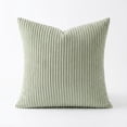 thumbnail image 5 of light Green Set of 1 Summer Decorative Throw Pillow Covers, 17x17 Inch for Sofa Living Room, Soft Neutral Boho Couch Pillow Covers for Home Decor, Square Pillow Cases for Cushions, 5 of 5